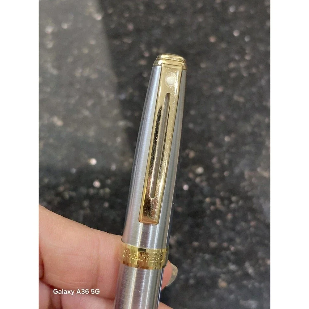 Sheafer gray And Gold  ballpoint pen